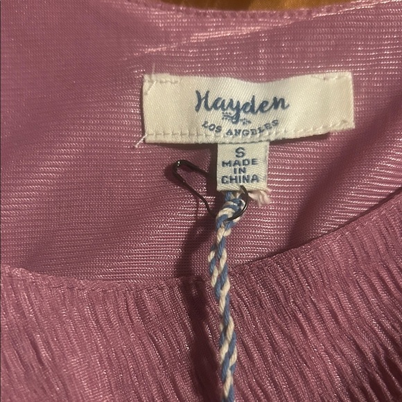 Hayden Dusty Pink Textured Top - Picture 2 of 5